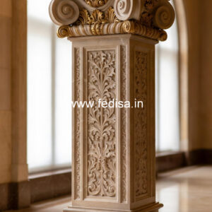 Marble Pillar Design for Exterior Beauty