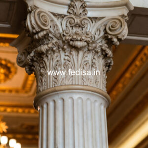 Marble Pillar Design for Balcony
