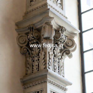 Marble Pillar Design for Garden Area