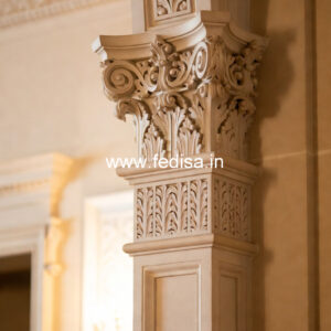 Marble Pillar Design for Luxury Villa