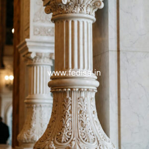 Classic White Marble Column Ideas