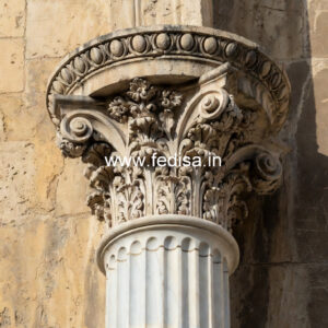 Marble Pillar Design for Gate Entrance