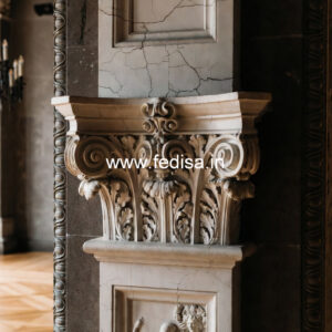 Marble Pillar Design for Luxury Interior