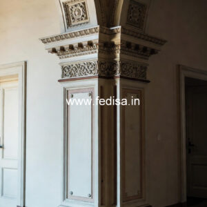 Marble Pillar Design for Rich Look Homes