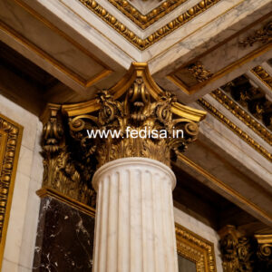 Marble Pillar Design with Unique Style