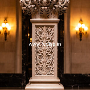 Marble Pillar Design for Grand Villas