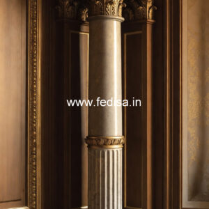 Marble Pillar Design for Stylish Exterior