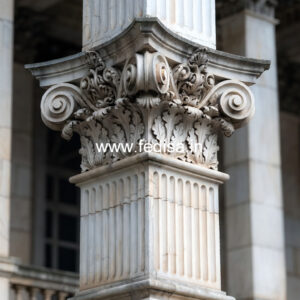 Marble Pillar Design for Elegant Space