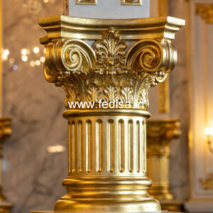 Marble Pillar Design with Luxury Finish
