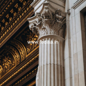 Classic Marble Pillars for Villa Exterior