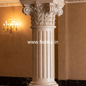 Marble Pillar Design for Mandir