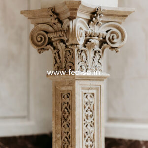 Marble Pillar Design for Classic Look Homes