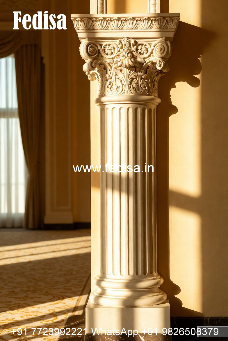 Marble Pillar Design for Modern Villas