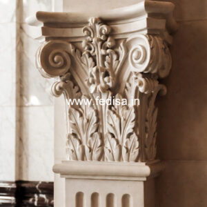 Marble Pillar Design for Mandir