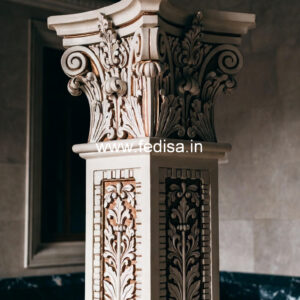 Classic White Marble Column Ideas