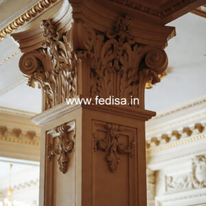 Marble Pillar Design for Resort Decoration