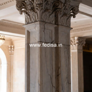 Marble Pillar Design for Royal Look