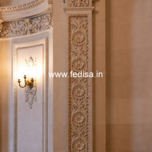 Marble Pillar Design for Stylish Exterior