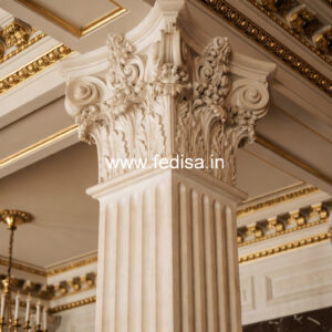 Marble Pillar Design for Elegant Space