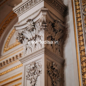 Marble Pillar Design with Royal Finish