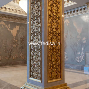 Marble Pillar Design for Luxury Villa