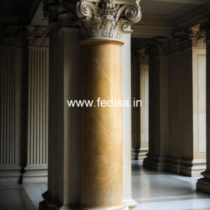 Marble Pillar Design for Commercial Buildings