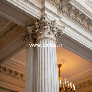 Marble Pillar Design for Resort Decoration