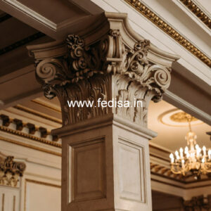 Marble Pillar Design for Stylish Entrance