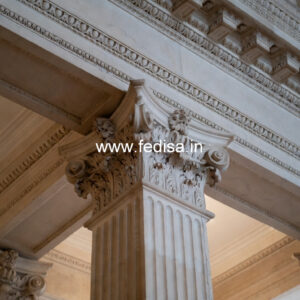 Marble Pillar Design for Grand Villas