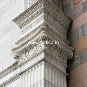 Marble Pillar Design for Porch Decoration