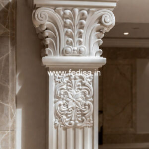 Classic White Marble Column Ideas