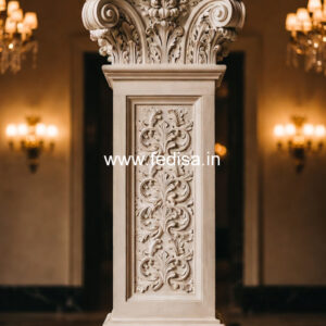 Marble Pillar Design for Palace Style Homes
