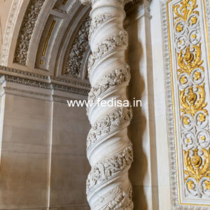 Marble Pillar Design for Entry Gate