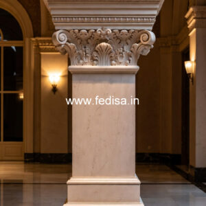 Marble Pillar Design for Classic Interiors