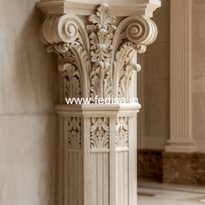 Marble Pillar Design for Interior Styling
