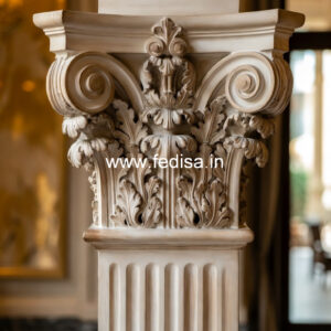 Marble Pillar Design for Royal Look