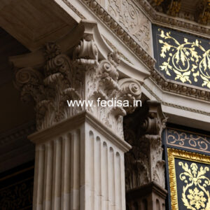 Marble Pillar Design for Classic Look Homes
