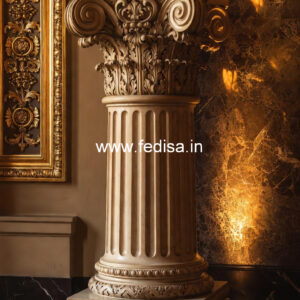Marble Pillar Design for Modern Entry