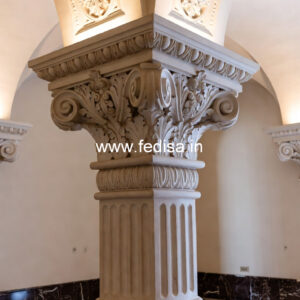Marble Pillar Design with Designer Look