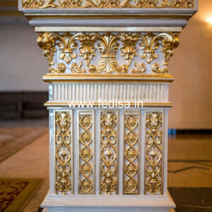 Marble Pillar Design for Classic Exterior
