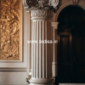 Marble Pillar Design with Classic Look