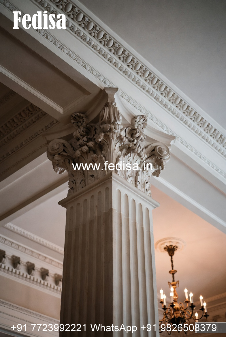 Marble Pillar Design for Luxury Villas