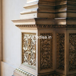 Marble Pillar Design for Porch Decoration