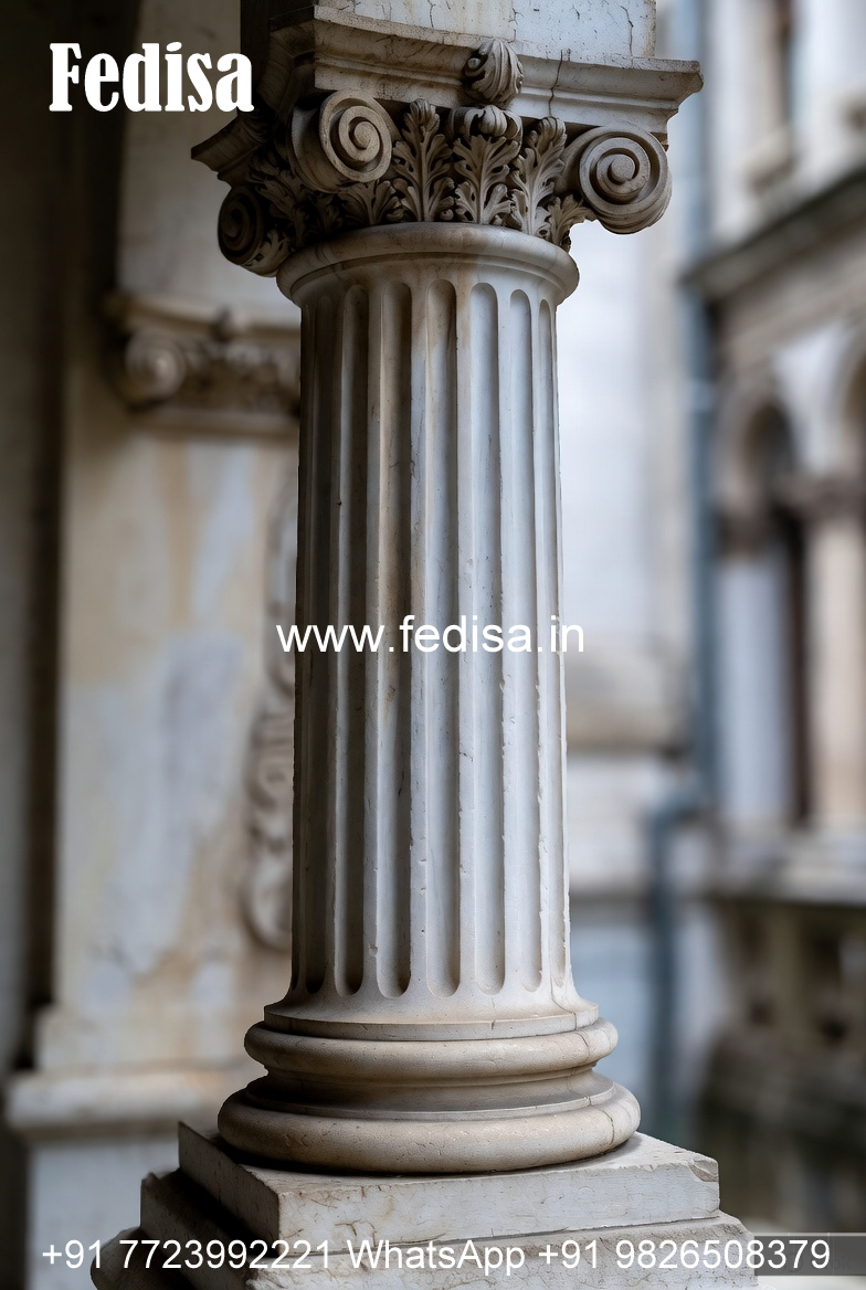 Marble Pillar Design for Balcony