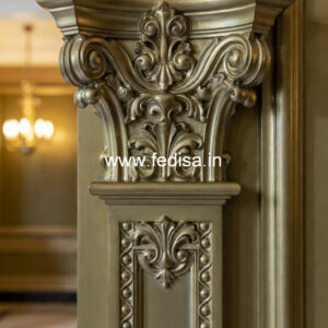 Marble Pillar Design for Temple Entrance