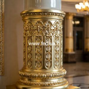 Marble Pillar Design with Unique Style