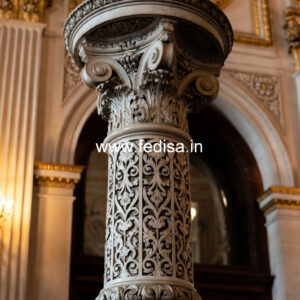Marble Pillar Design for Royal Look
