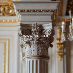 Marble Pillar Design for Mandir