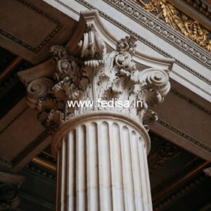 Modern Marble Columns for Interior Design