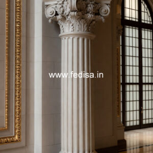 Marble Pillar Design for Resort Decoration